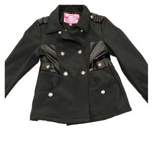 Black Military-Style Jacket
